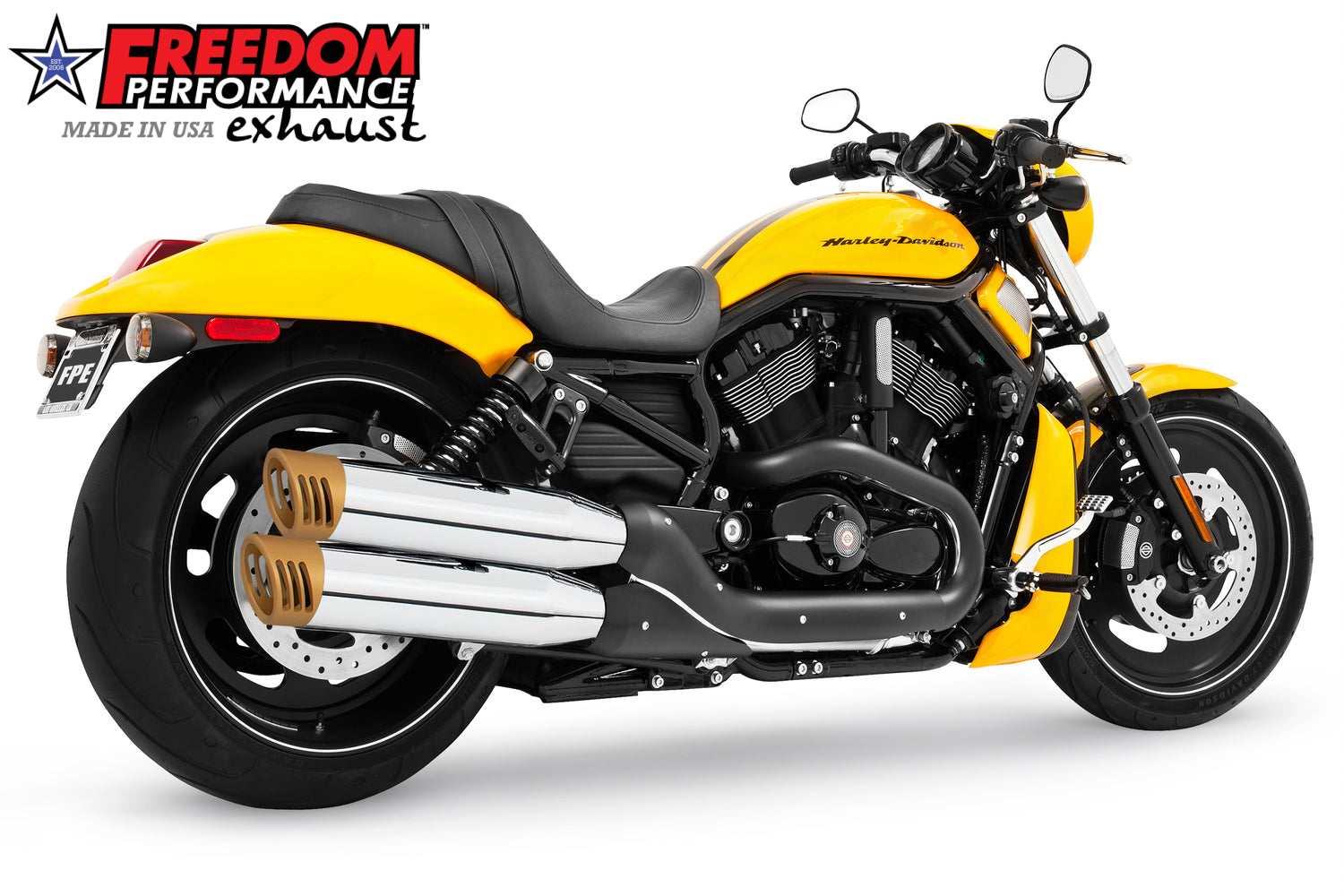 HARLEY V-ROD 4" SLIP-ONS 2011-2017 BUNDLE