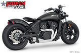 INDIAN SCOUT-ROGUE-BOBBER-SIXTY COMBAT 2-INTO-1 SHORTY 2014-2024  Bundle (SPECIAL ORDER, DOES NOT FIT ANY 2025 CURRENTLY)