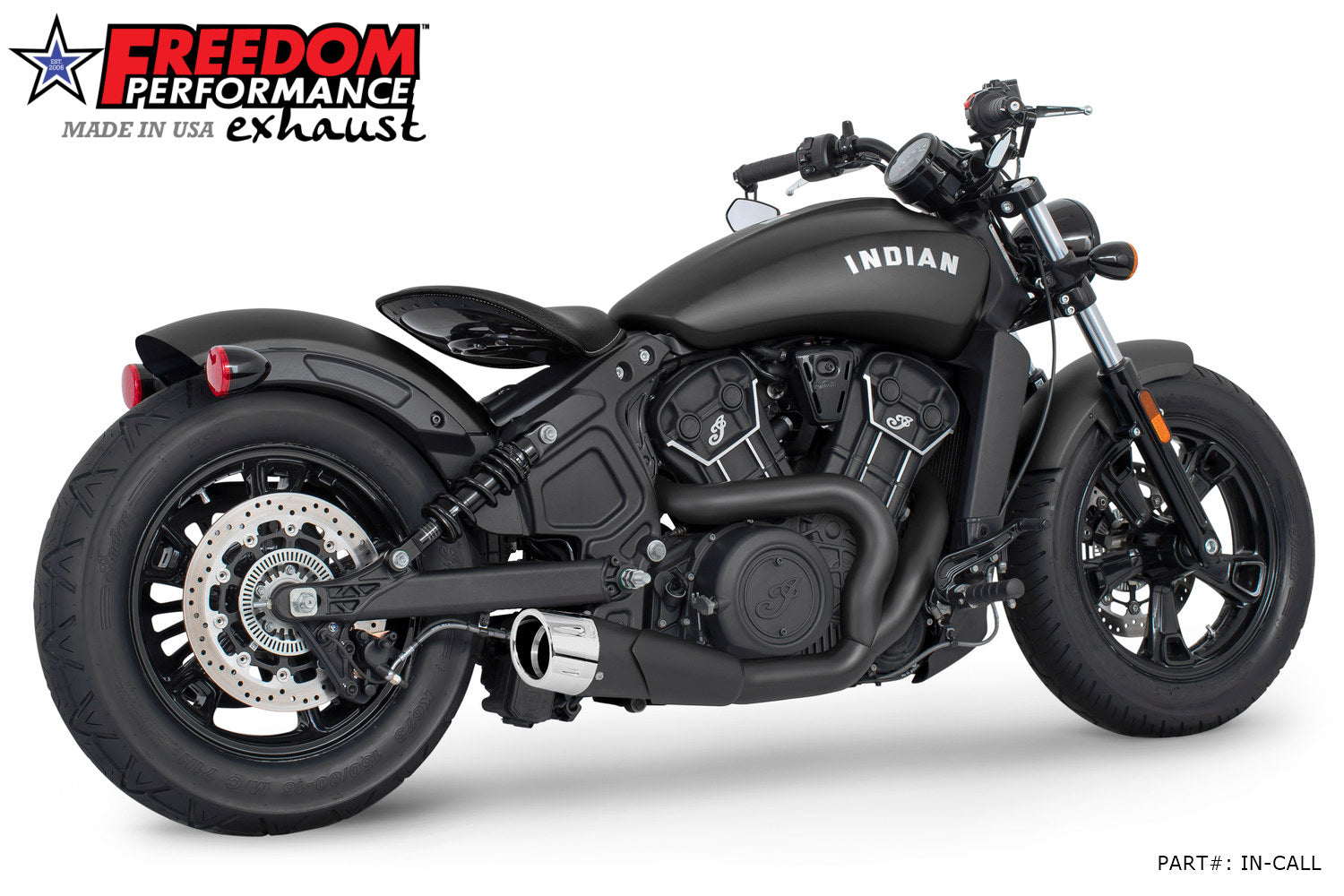 INDIAN SCOUT-ROGUE-BOBBER-SIXTY COMBAT 2-INTO-1 SHORTY 2014-2024