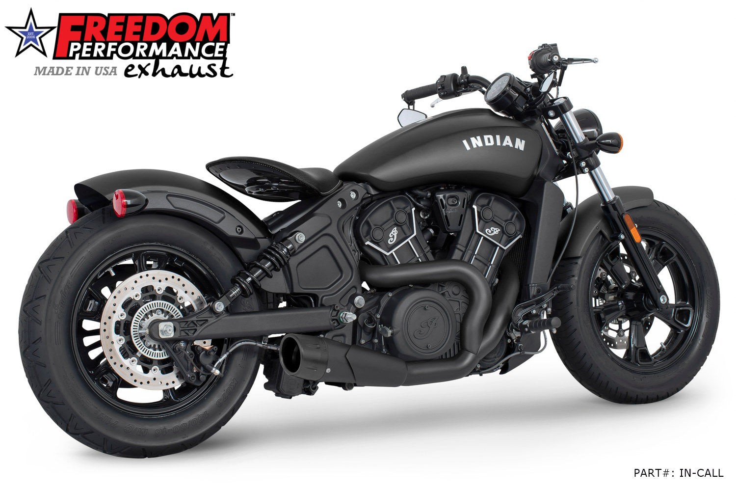 INDIAN SCOUT-ROGUE-BOBBER-SIXTY COMBAT 2-INTO-1 SHORTY 2014-2024