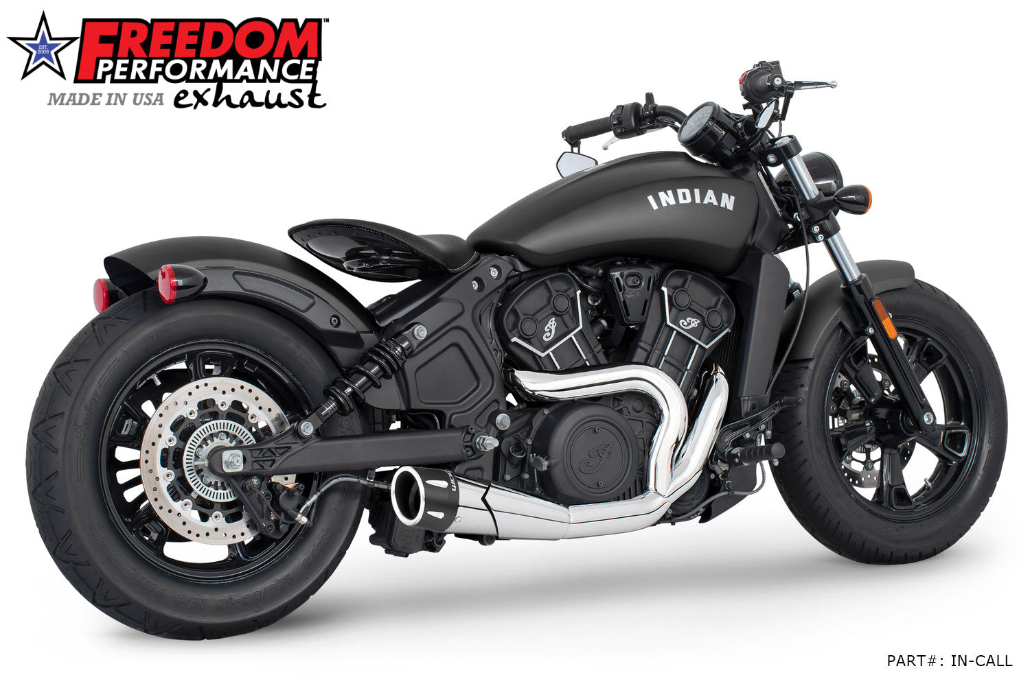 INDIAN SCOUT-ROGUE-BOBBER-SIXTY COMBAT 2-INTO-1 SHORTY 2014-2024
