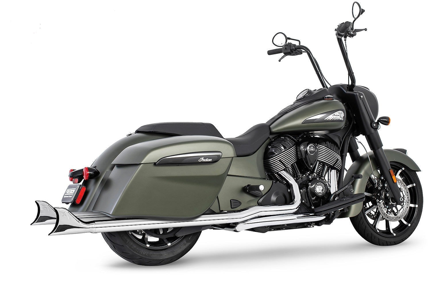 INDIAN CHIEFTAIN / ROADMASTER / SPRINGFIELD / ELITE 2.5" SHARKTAIL  COMPLETE SYSTEM (SPECIAL ORDER)