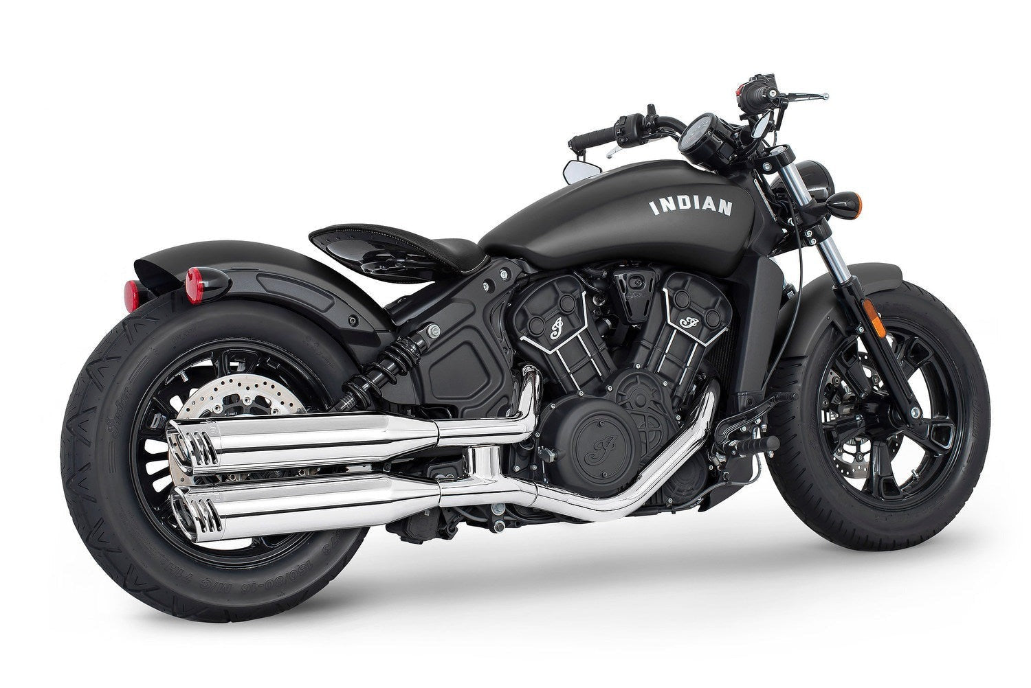 INDIAN SCOUT-ROGUE-BOBBER-SIXTY-SPORT FREEDOM 4" SLIP-ONS 2014-2024 Bundle