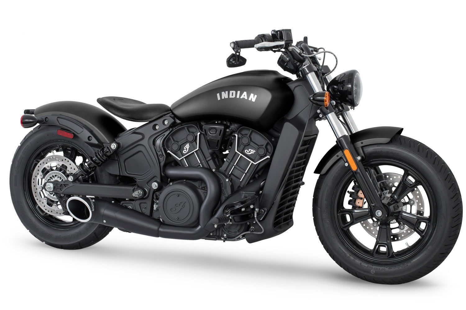 INDIAN SCOUT-ROGUE-BOBBER-SIXTY-SPORT COMBAT 2-INTO-1 TURNOUT/SIDEDUMP BUNDLE 2014-2024