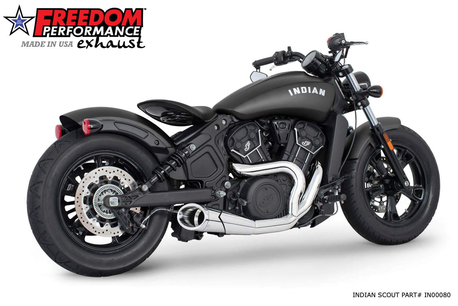 INDIAN SCOUT-ROGUE-BOBBER-SIXTY-SPORT COMBAT 2-INTO-1 SHORTY 2014-2024