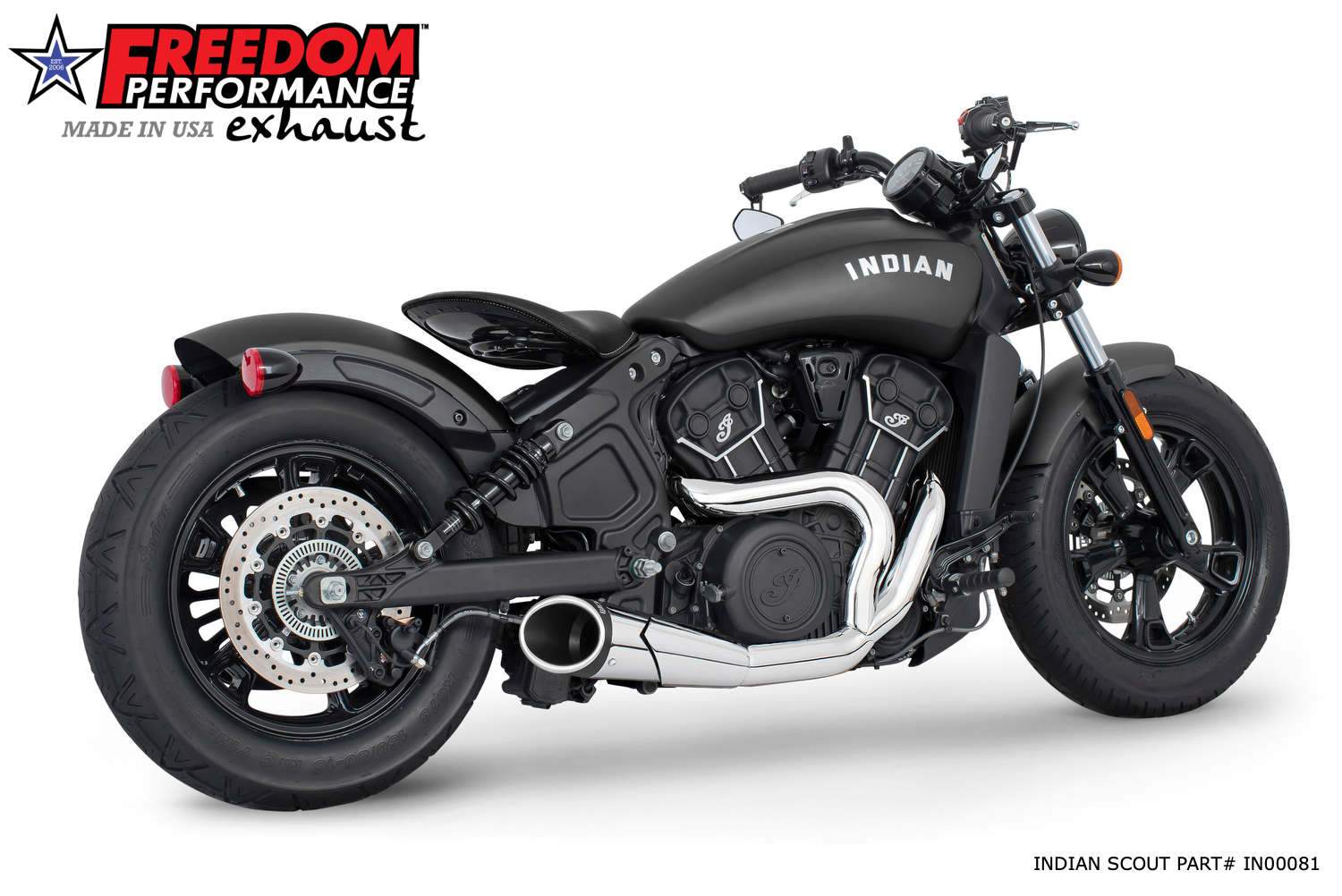 INDIAN SCOUT-ROGUE-BOBBER-SIXTY-SPORT COMBAT 2-INTO-1 SHORTY 2014-2024