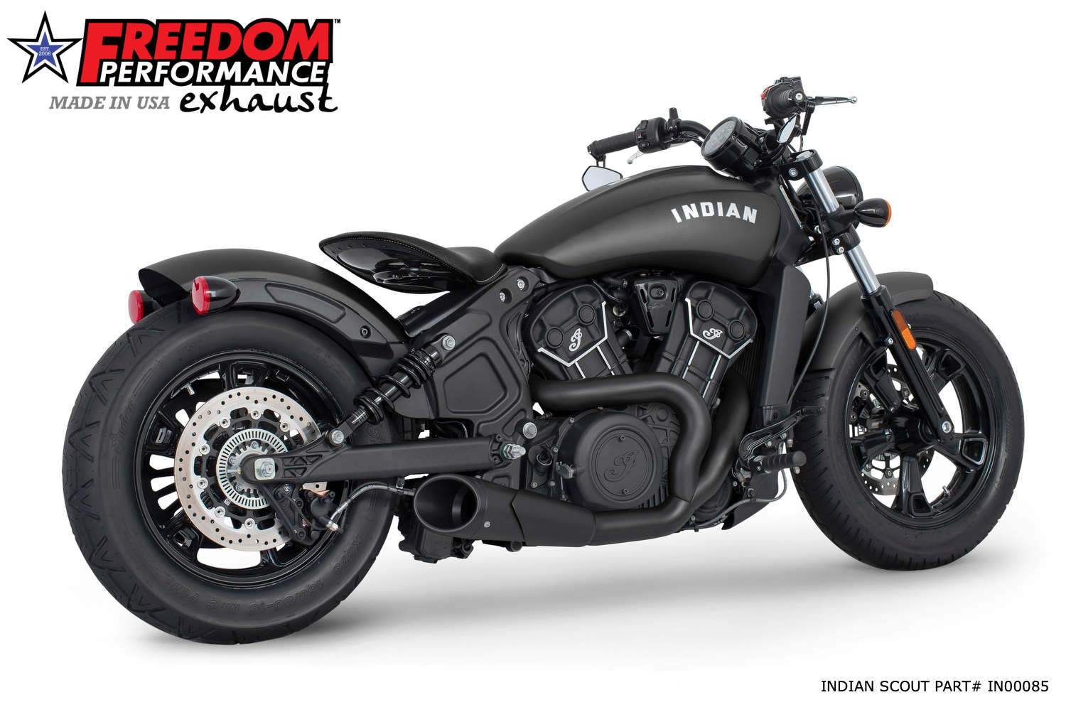INDIAN SCOUT-ROGUE-BOBBER-SIXTY COMBAT 2-INTO-1 SHORTY 2014-2024