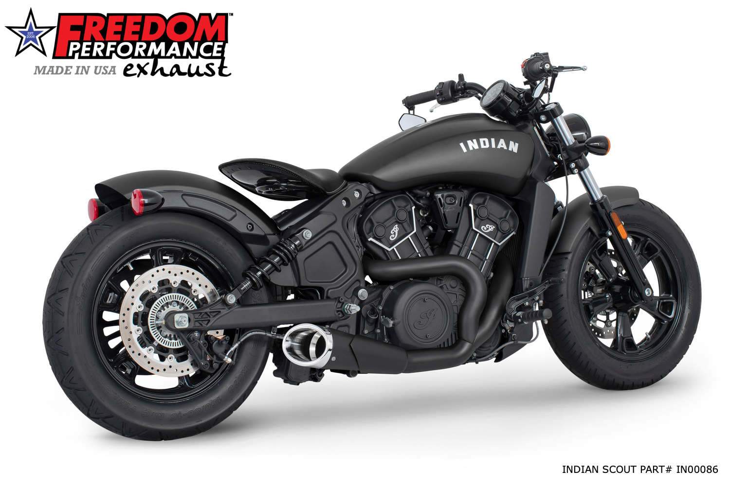 INDIAN SCOUT-ROGUE-BOBBER-SIXTY COMBAT 2-INTO-1 SHORTY 2014-2024