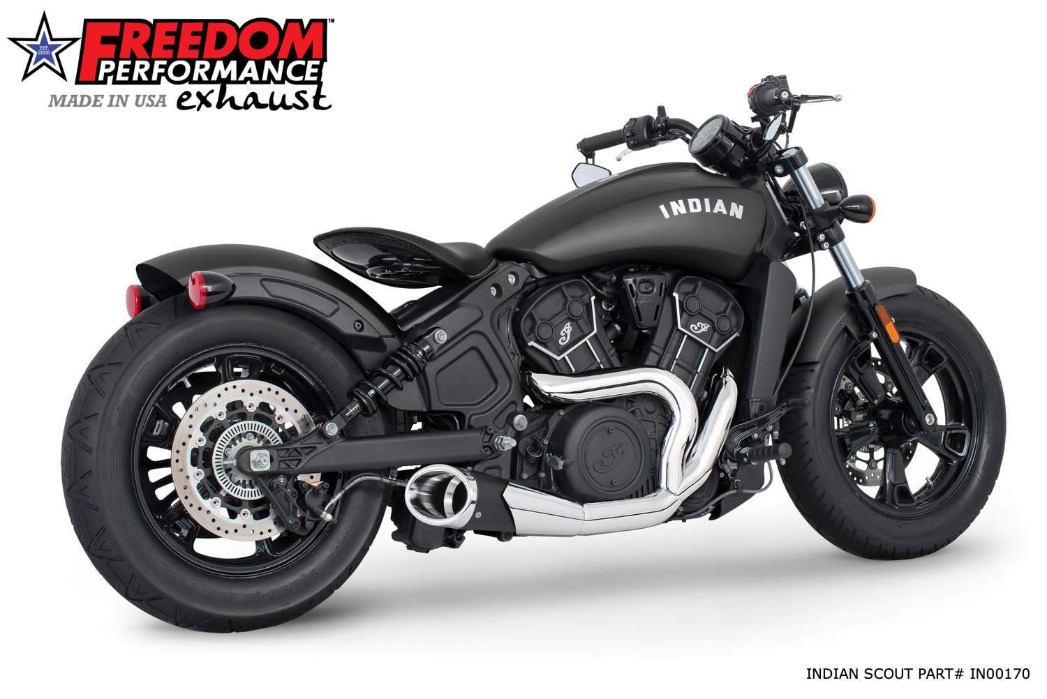 INDIAN SCOUT-ROGUE-BOBBER-SIXTY COMBAT 2-INTO-1 SHORTY 2014-2024