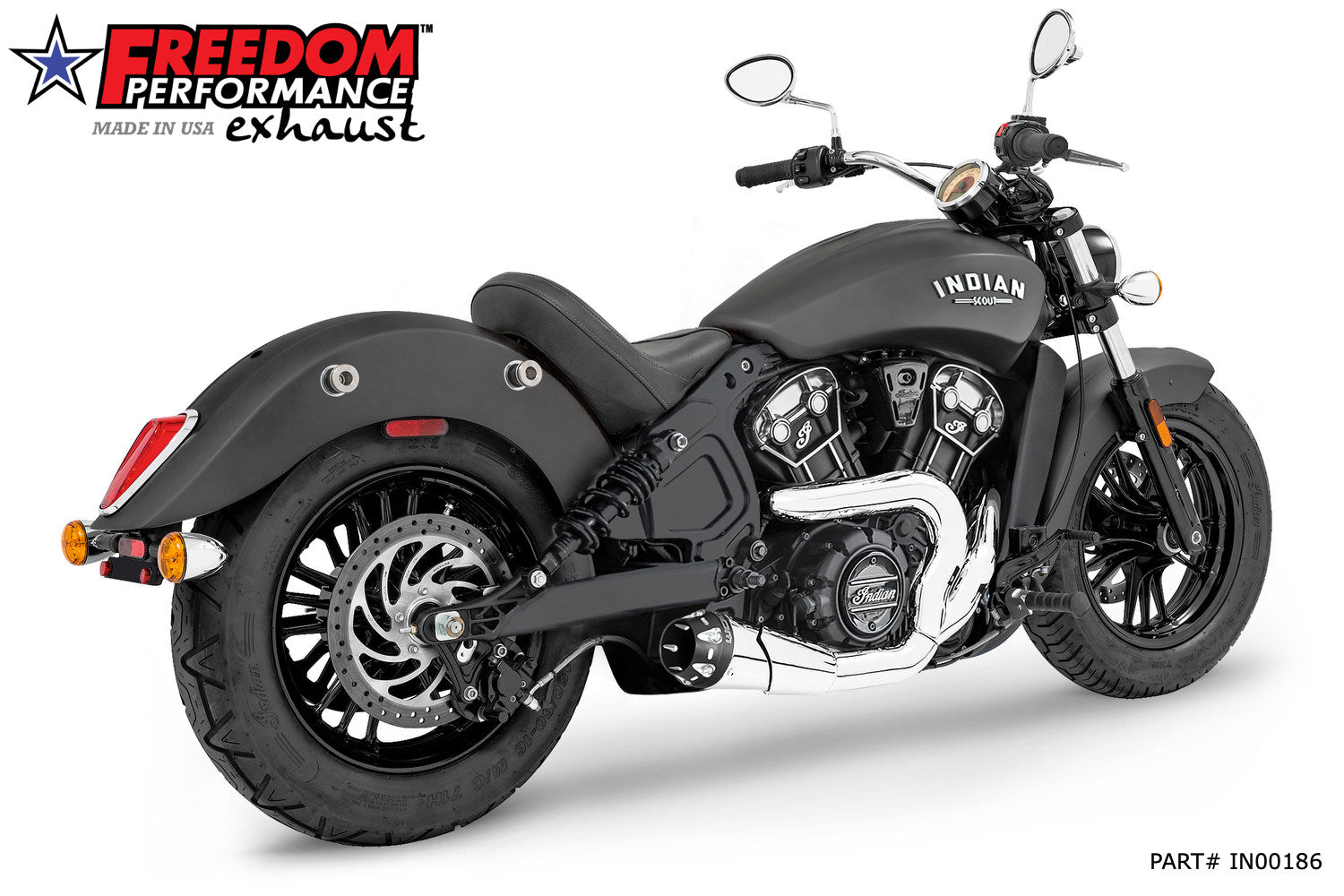 INDIAN SCOUT-ROGUE-BOBBER-SIXTY COMBAT 2-INTO-1 SHORTY 2014-2024