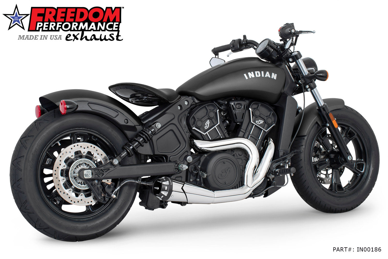 INDIAN SCOUT-ROGUE-BOBBER-SIXTY COMBAT 2-INTO-1 SHORTY 2014-2024