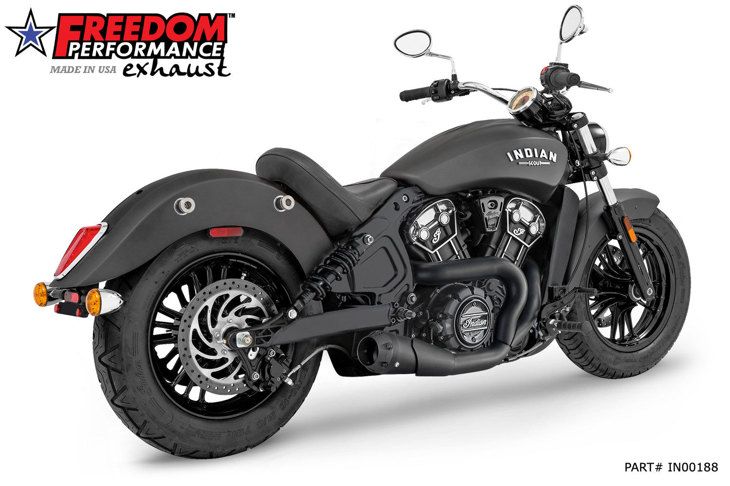 INDIAN SCOUT-ROGUE-BOBBER-SIXTY COMBAT 2-INTO-1 SHORTY 2014-2024