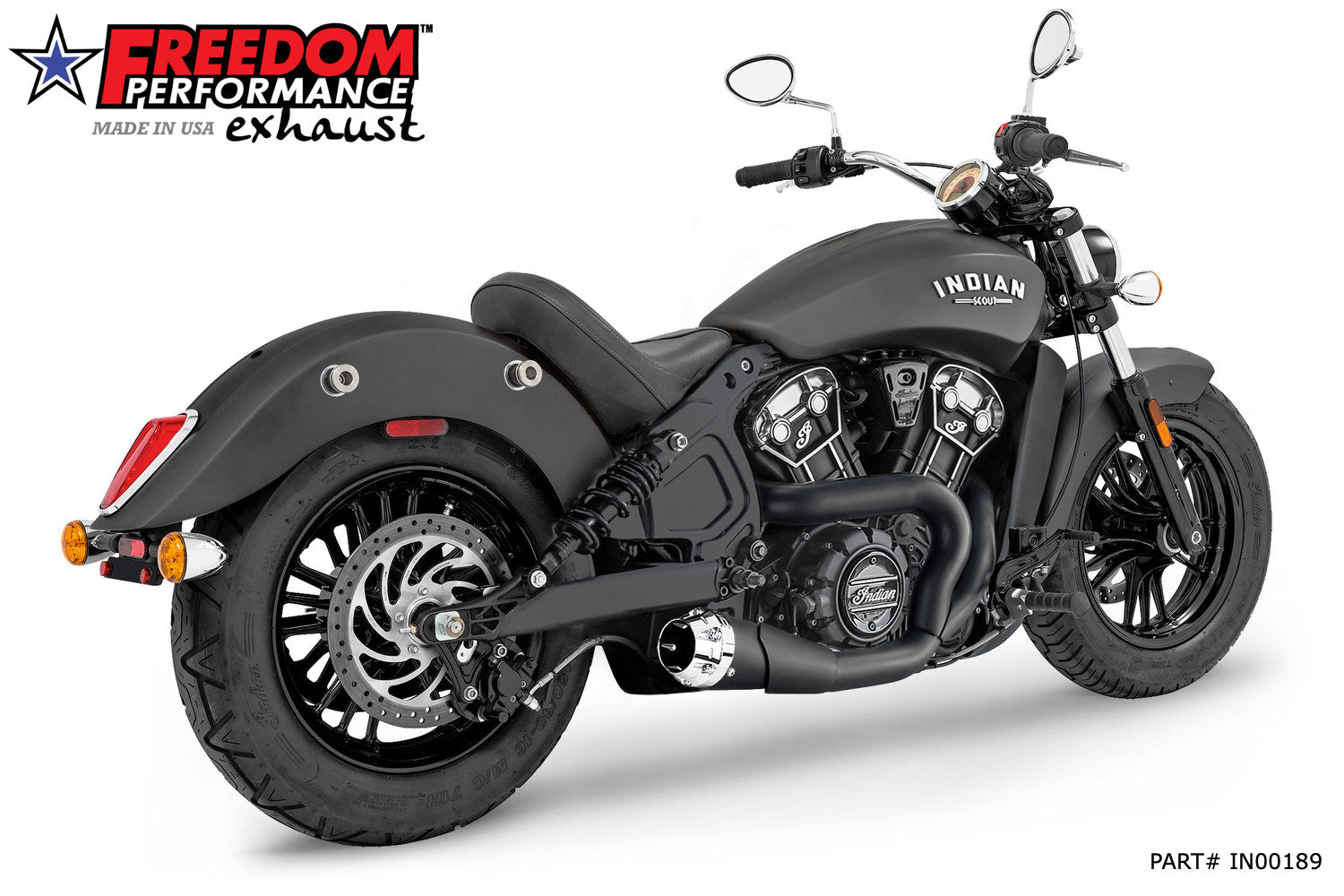 INDIAN SCOUT-ROGUE-BOBBER-SIXTY COMBAT 2-INTO-1 SHORTY 2014-2024