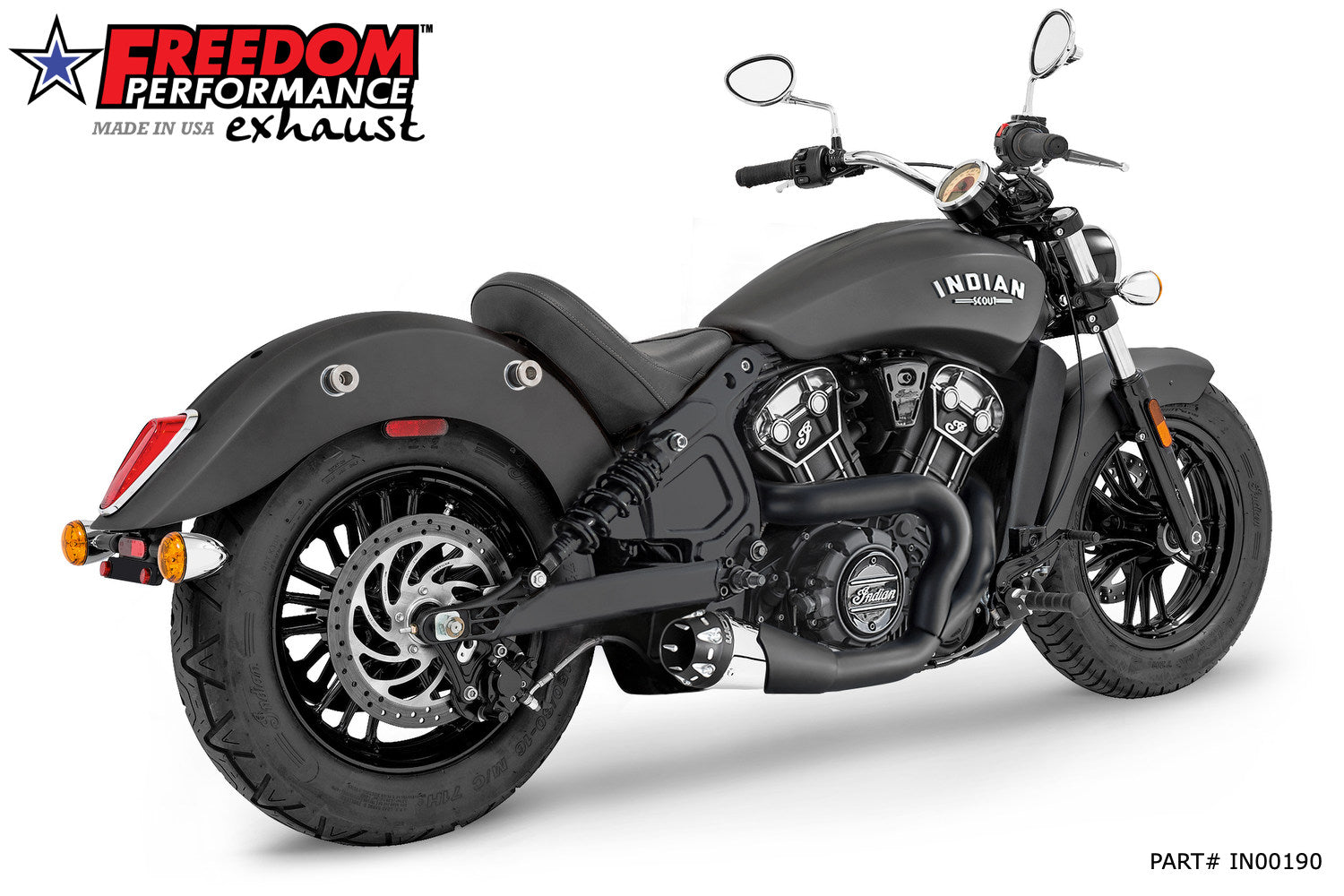 INDIAN SCOUT-ROGUE-BOBBER-SIXTY COMBAT 2-INTO-1 SHORTY 2014-2024