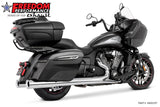 INDIAN 4.5" 2-STEP SLIP-ONS ONLY FOR CHALLENGER / PURSUIT / CHIEFTAIN / SPRINGFIELD / ROADMASTER BAGGERS (SPECIAL ORDER)