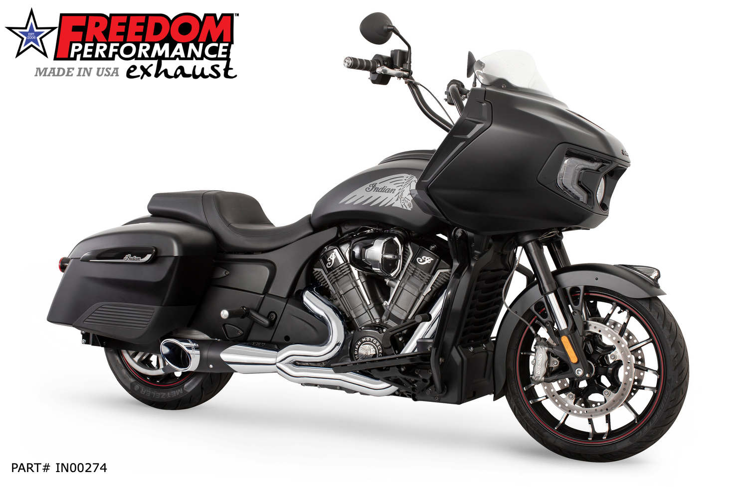 INDIAN CHALLENGER / PURSUIT / ELITE 2-INTO-1 TURNOUT/SIDEDUMP FULL SYSTEM BUNDLE 2020-PRESENT