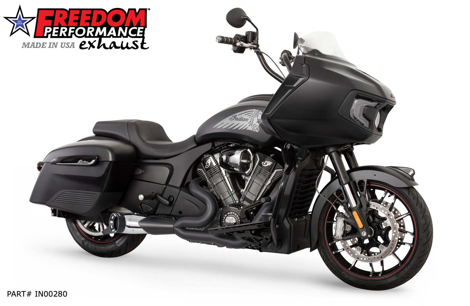 INDIAN CHALLENGER / PURSUIT / ELITE 2-INTO-1 TURNOUT/SIDEDUMP FULL SYSTEM BUNDLE 2020-PRESENT