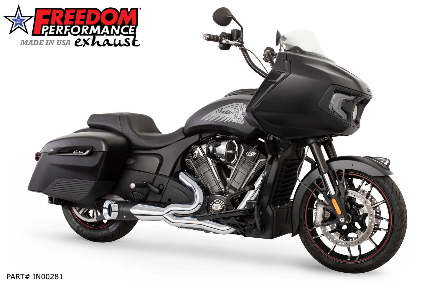 INDIAN CHALLENGER / PURSUIT / ELITE 2-INTO-1 TURNOUT/SIDEDUMP FULL SYSTEM BUNDLE 2020-PRESENT