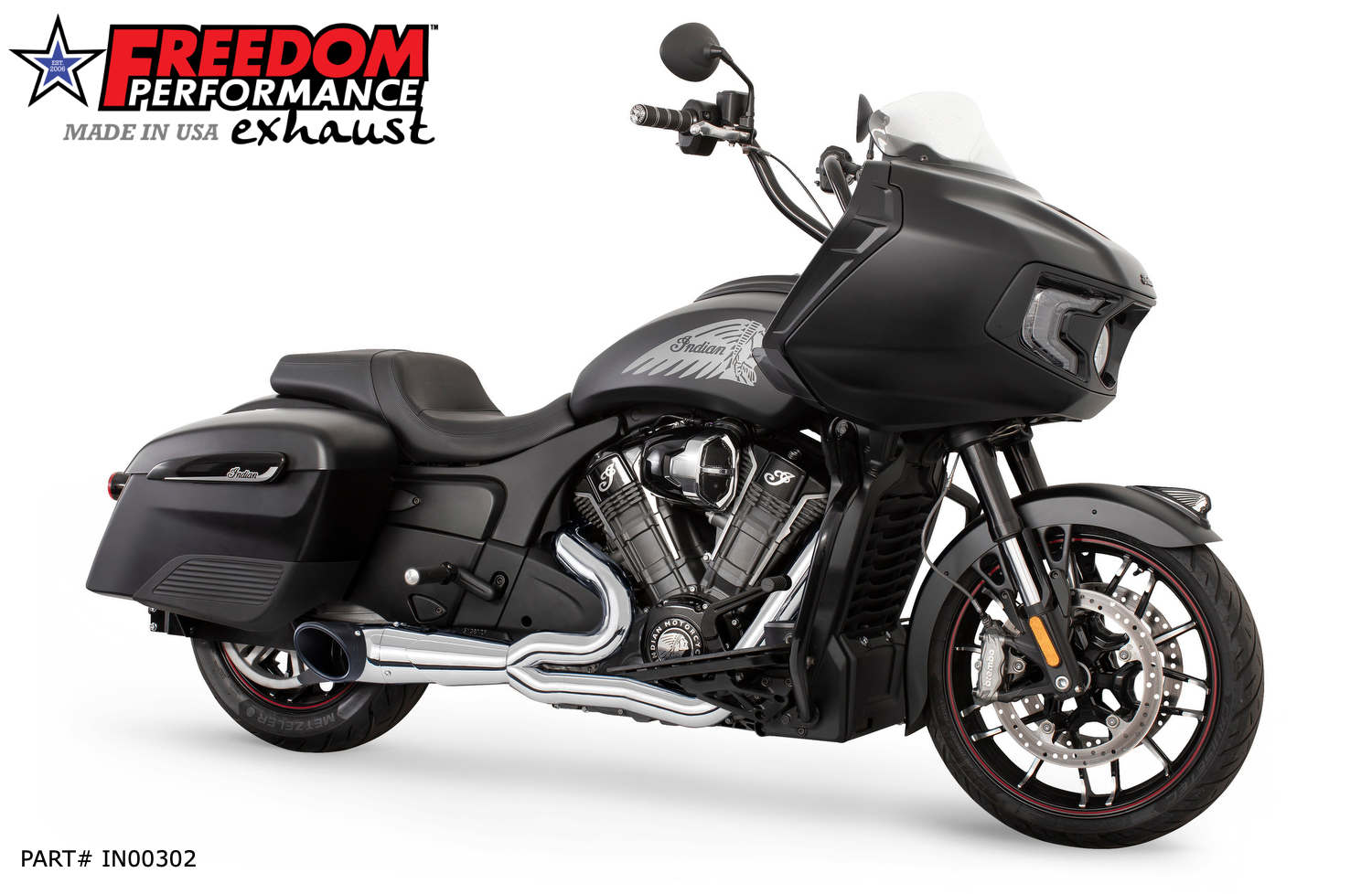 INDIAN CHALLENGER / PURSUIT / ELITE 2-INTO-1 TURNOUT/SIDEDUMP FULL SYSTEM BUNDLE 2020-PRESENT