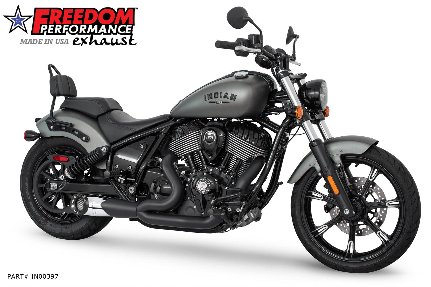 INDIAN CHIEF/SPORT/BOBBER/SUPER/LIMITED 2-INTO-1 TURNOUT-SIDEDUMP 2021-PRESENT BUNDLE