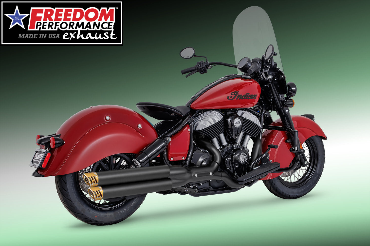 INDIAN CHIEF/SPORT/BOBBER/SUPER/LIMITED 3.25" SLIP-ONS 2021-PRESENT BUNDLE
