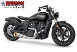 INDIAN SCOUT-ROGUE-BOBBER-SIXTY COMBAT 2-INTO-1 TURNOUT/SIDEDUMP BUNDLE 2014-2024 (IN STOCK)