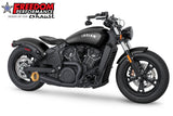 INDIAN SCOUT-ROGUE-BOBBER-SIXTY COMBAT 2-INTO-1 TURNOUT/SIDEDUMP BUNDLE 2014-2024 (IN STOCK)