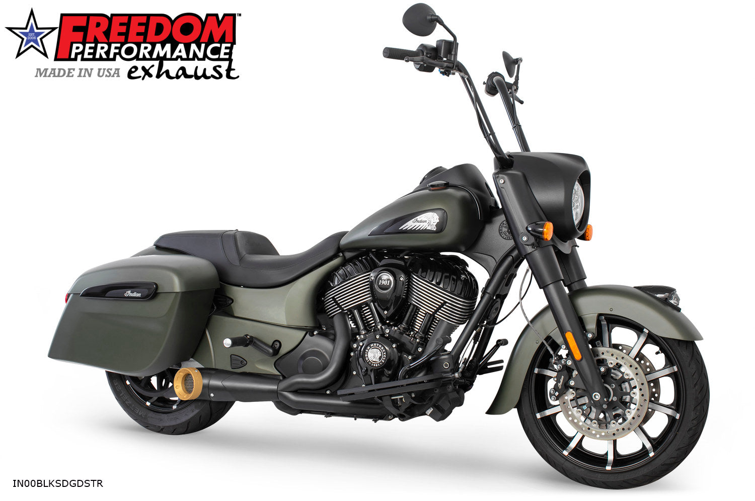 INDIAN CHIEFTAIN/ROADMASTER/SPRINGFIELD 2-INTO-1 TURNOUT/SIDEDUMP BUNDLE 2014-PRESENT
