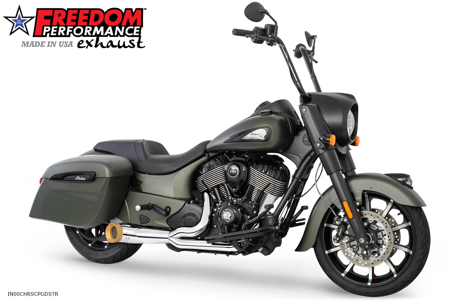 INDIAN CHIEFTAIN/ROADMASTER/SPRINGFIELD 2-INTO-1 TURNOUT/SIDEDUMP BUNDLE 2014-PRESENT