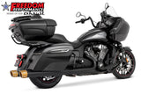 INDIAN 4" SLIP-ONS FOR CHIEFTAIN / ROADMASTER / CHALLENGER / PURSUIT WITH HARD BAGS (SPECIAL ORDER)