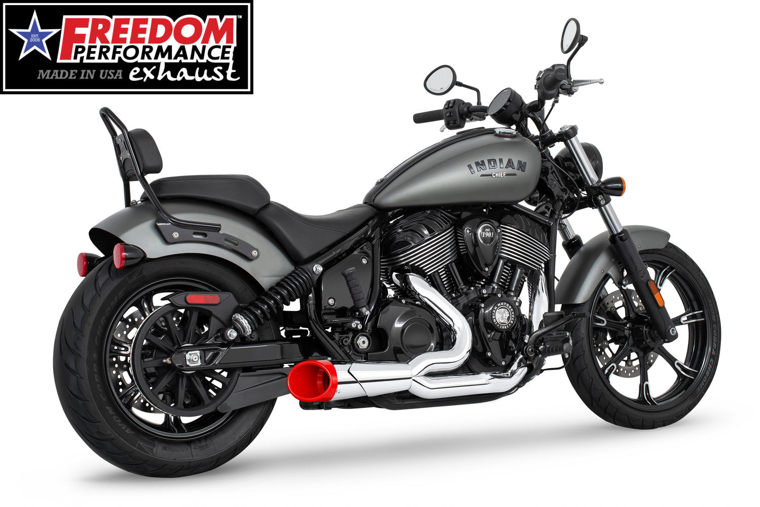 INDIAN CHIEF/SPORT/BOBBER/SUPER/LIMITED 4.5" 2-INTO-1 SHORTY 2021-PRESENT Bundle