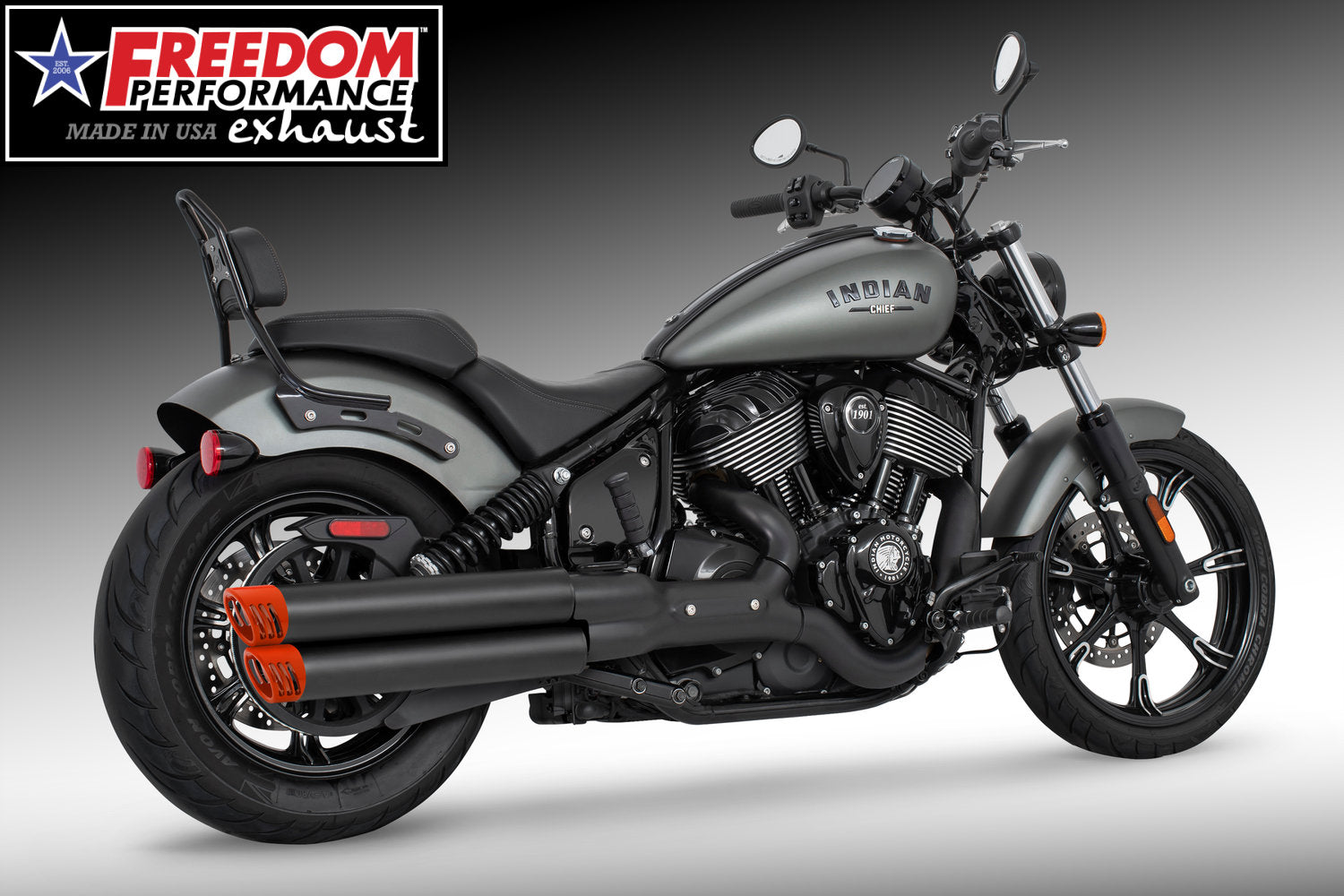 INDIAN CHIEF/SPORT/BOBBER/SUPER/LIMITED 3.25" SLIP-ONS 2021-PRESENT BUNDLE