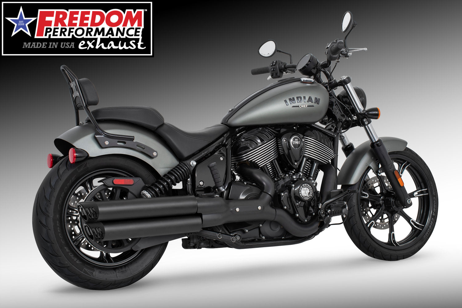 INDIAN CHIEF/SPORT/BOBBER/SUPER/LIMITED 3.25" SLIP-ONS 2021-PRESENT BUNDLE