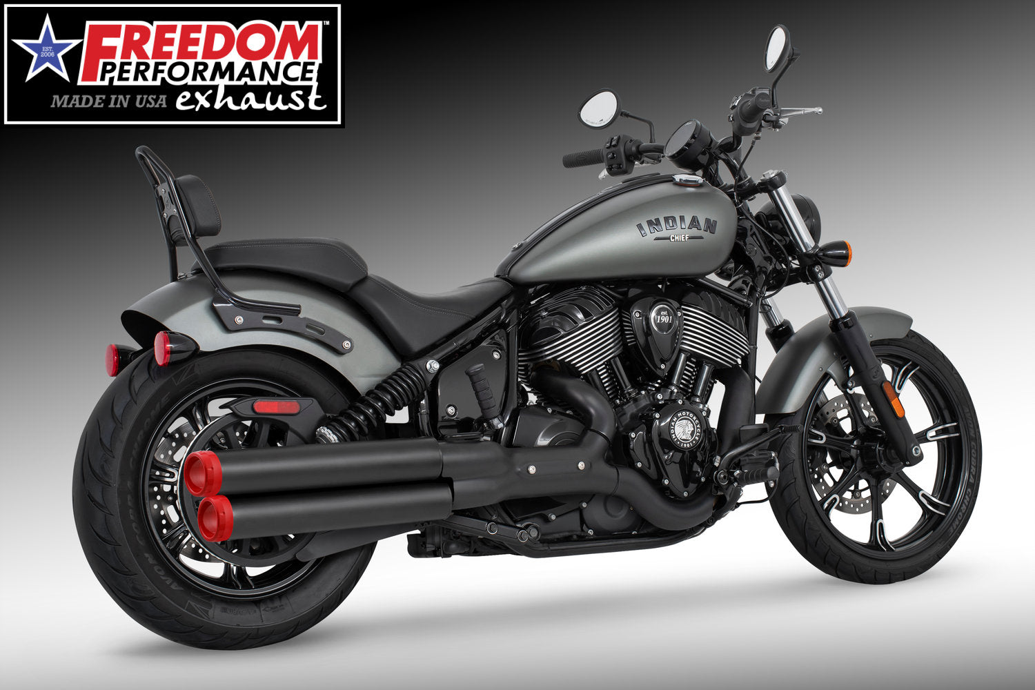 INDIAN CHIEF/SPORT/BOBBER/SUPER/LIMITED 3.25" SLIP-ONS 2021-PRESENT BUNDLE