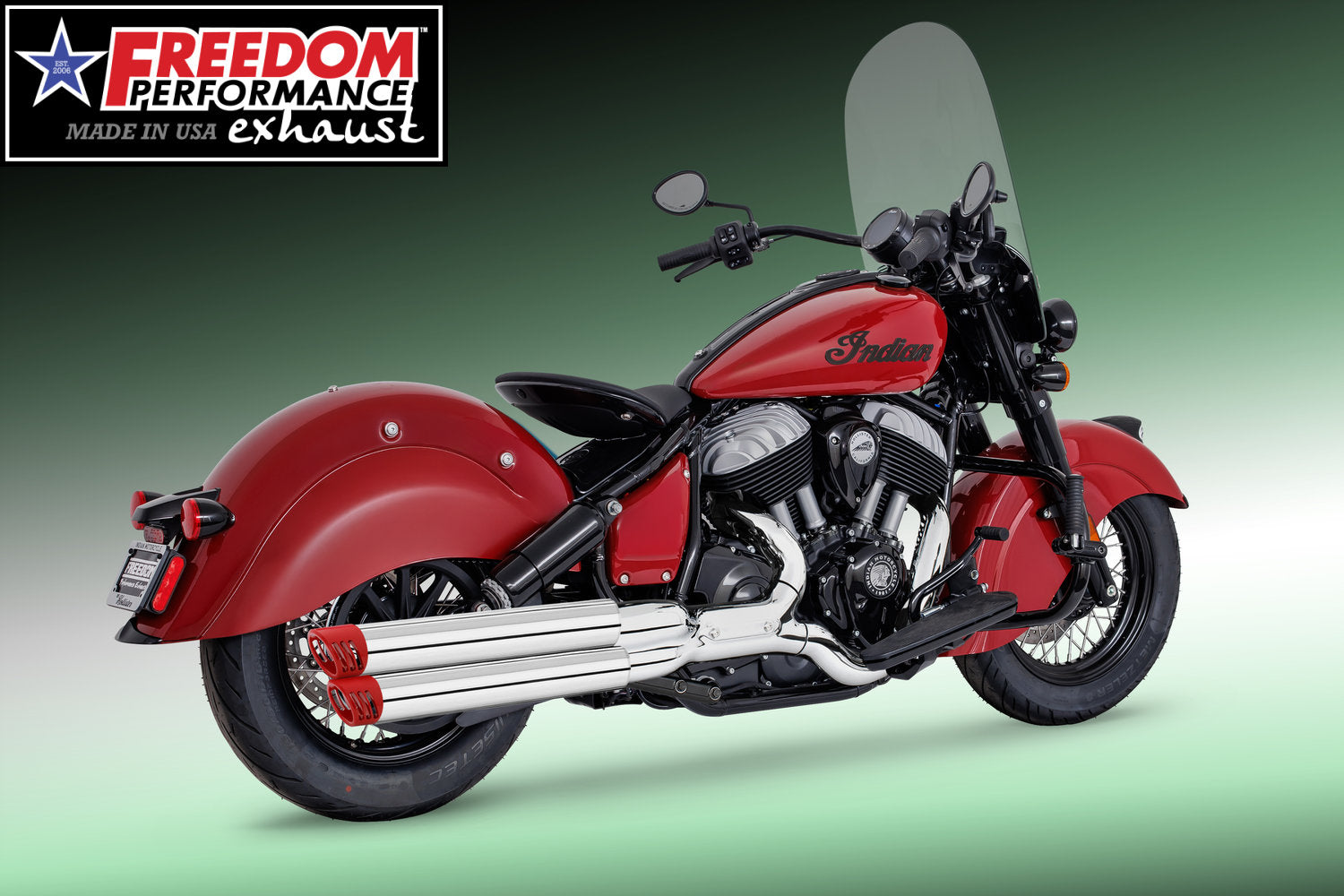 INDIAN CHIEF/SPORT/BOBBER/SUPER/LIMITED 3.25" SLIP-ONS 2021-PRESENT BUNDLE