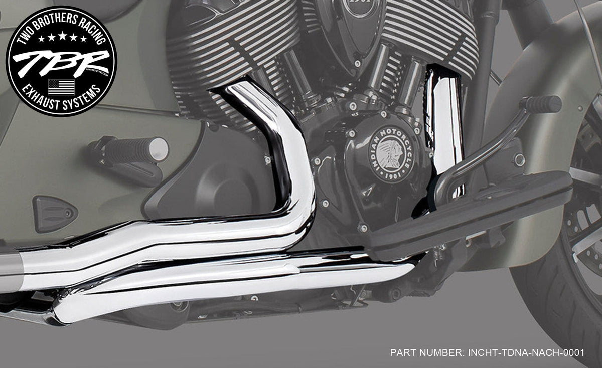 INDIAN CHIEFTAN/ ROADMASTER/ SPRINGFIELD TRUE-DUAL TUCK-N-UNDER "HEADERS ONLY 2014-PRESENT - Two Brothers Racing