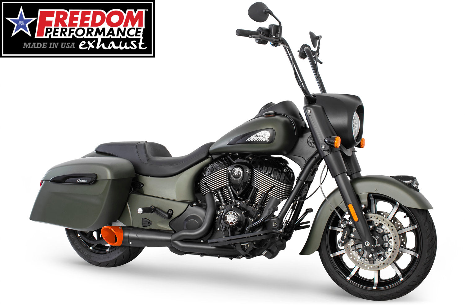 INDIAN CHIEFTAIN/ROADMASTER/SPRINGFIELD 2-INTO-1 TURNOUT/SIDEDUMP BUND
