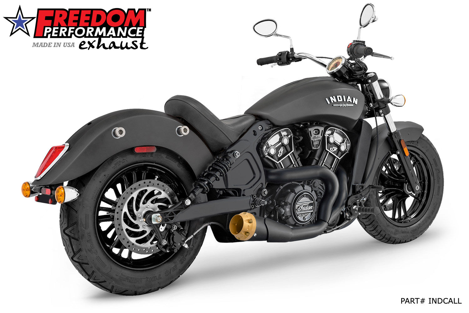 INDIAN SCOUT-ROGUE-BOBBER-SIXTY COMBAT 2-INTO-1 SHORTY 2014-2024
