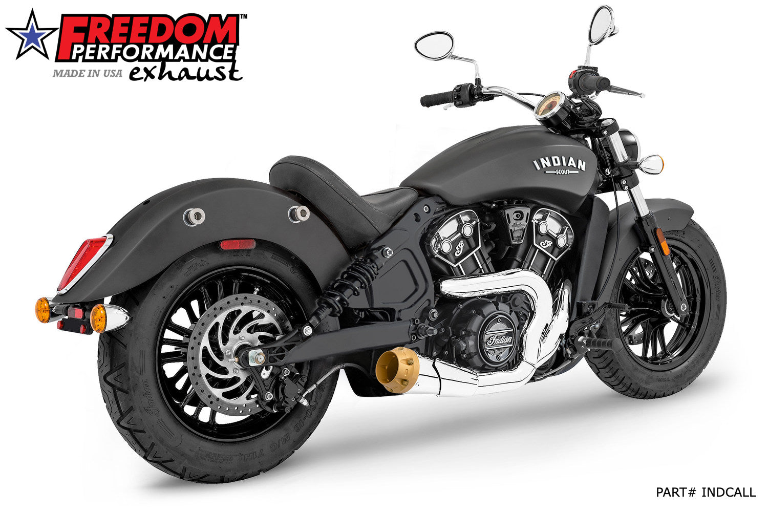 INDIAN SCOUT-ROGUE-BOBBER-SIXTY COMBAT 2-INTO-1 SHORTY 2014-2024