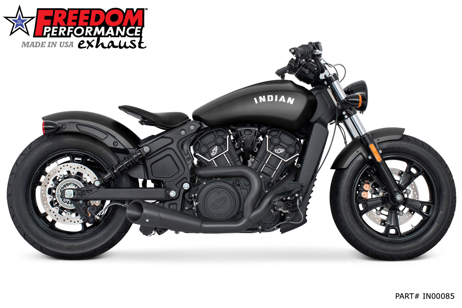 INDIAN SCOUT-ROGUE-BOBBER-SIXTY-SPORT COMBAT 2-INTO-1 SHORTY 2014-2024