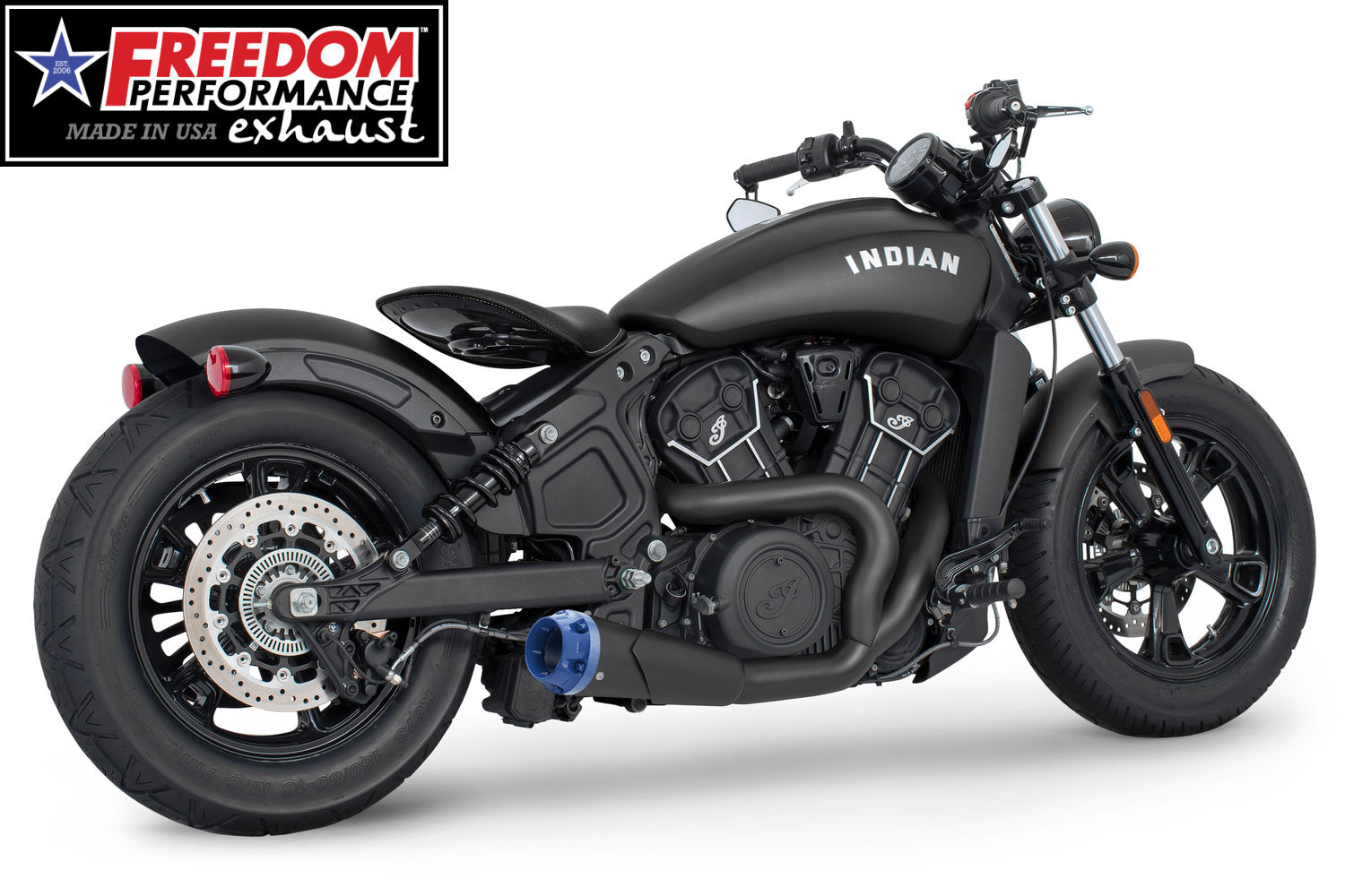 INDIAN SCOUT-ROGUE-BOBBER-SIXTY-SPORT-TWENTY COMBAT 2-INTO-1 SHORTY 2014-2024
