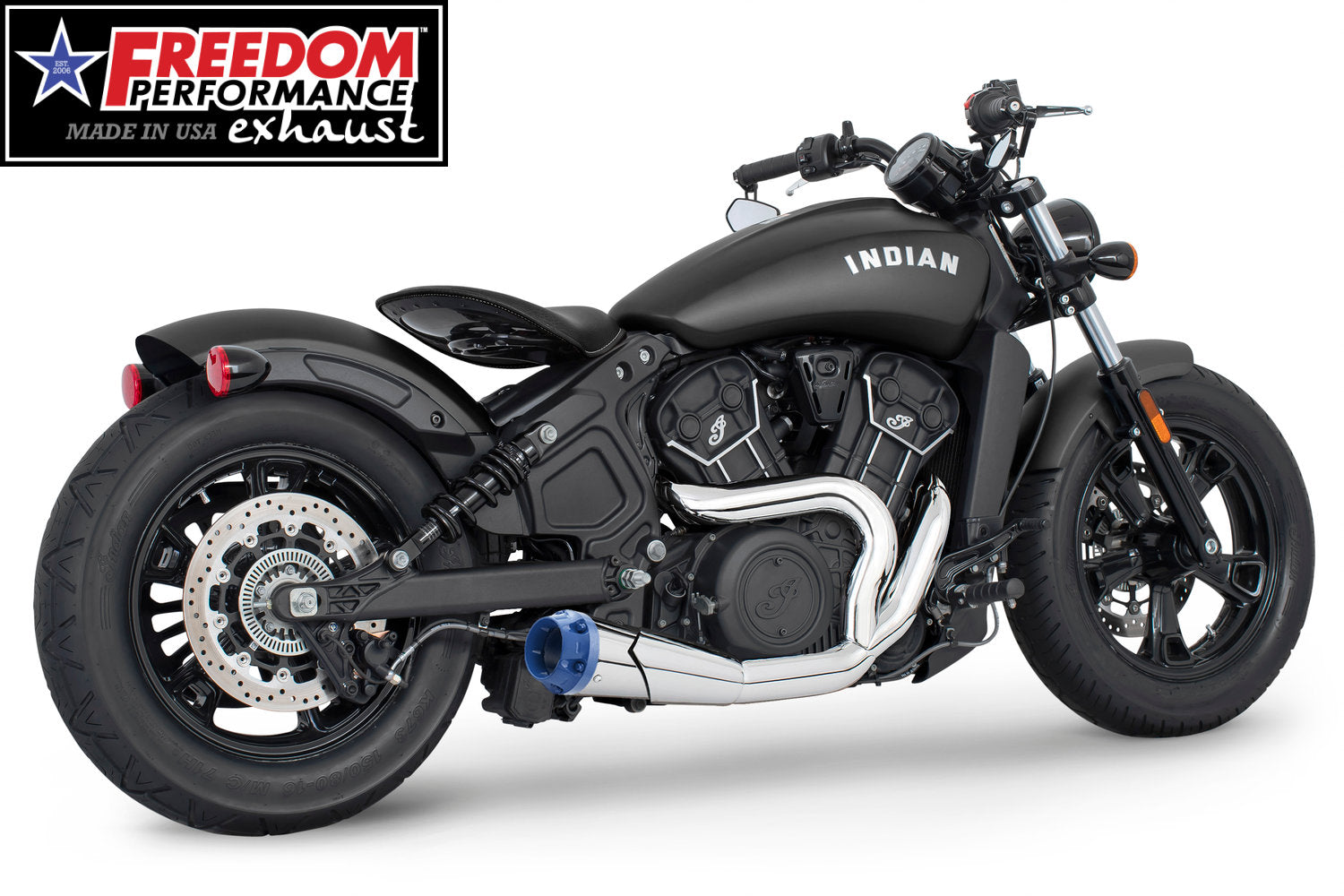 INDIAN SCOUT-ROGUE-BOBBER-SIXTY-SPORT-TWENTY COMBAT 2-INTO-1 SHORTY 2014-2024