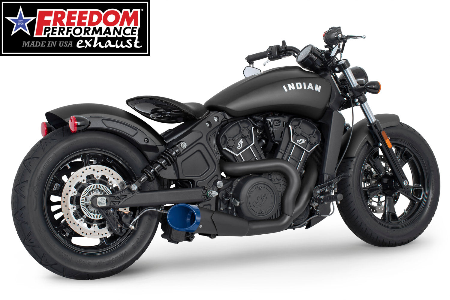 INDIAN SCOUT-ROGUE-BOBBER-SIXTY-SPORT-TWENTY COMBAT 2-INTO-1 SHORTY 2014-2024