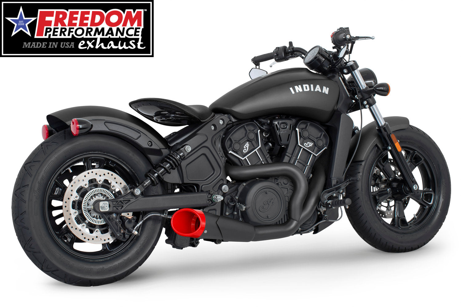 INDIAN SCOUT-ROGUE-BOBBER-SIXTY-SPORT-TWENTY COMBAT 2-INTO-1 SHORTY 2014-2024