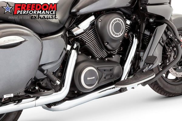 KAWASAKI VAQUERO 1700/NOMAD/VOYAGER TRUE-DUAL RIGHT-SIDE TUCK-&-UNDER 2.5" HEADERS ONLY (SPECIAL ORDER)