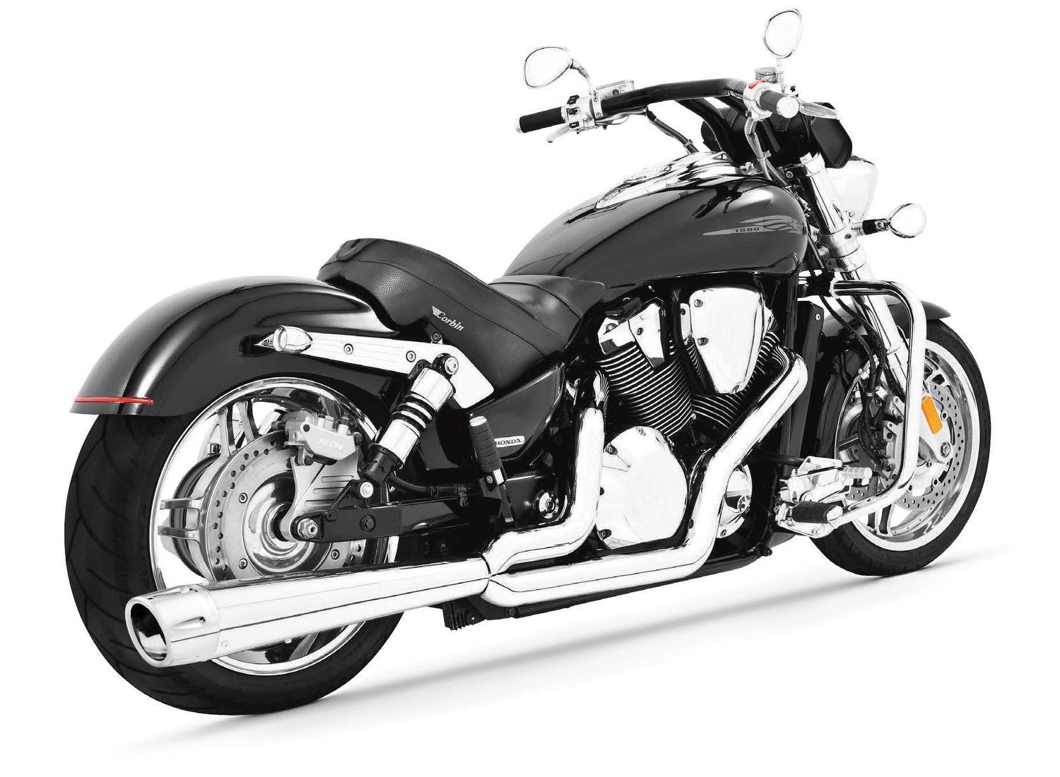 HONDA VTX1800 COMBAT 2-INTO-1 FLUTED 2002 TO 2009