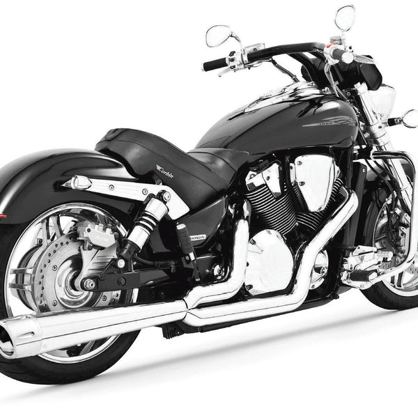 HONDA VTX1800 COMBAT 2-INTO-1 FLUTED 2002 TO 2009 (SPECIAL ORDER)
