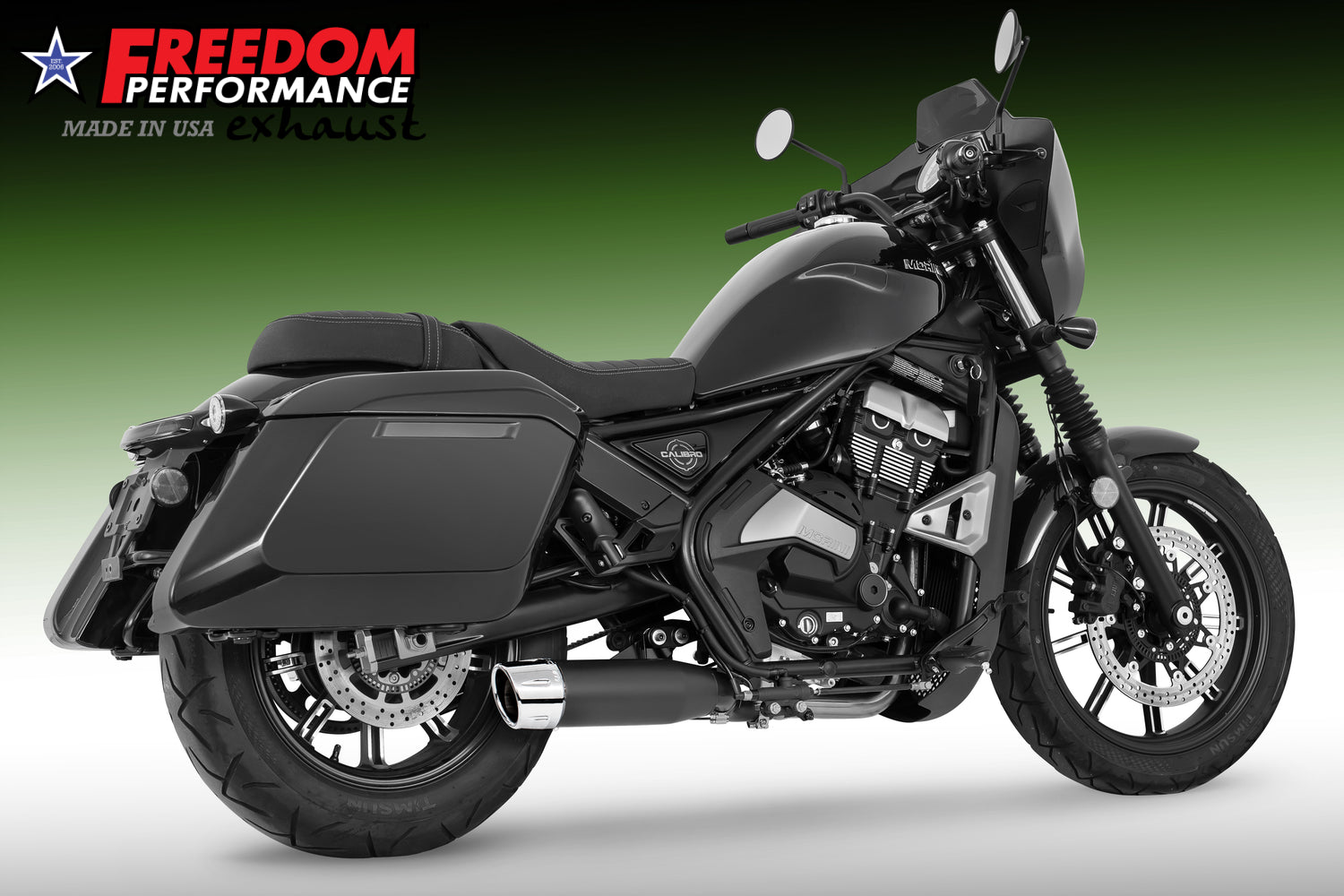 MOTO MORINI CALIBRO 700-BAGGER 4" SINGLE SLIP-ON BUNDLE