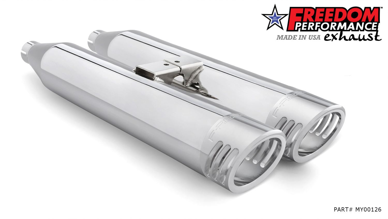 YAMAHA VENTURE/ROYAL STAR 1999-2014 SLIP-ONS check description for Quiet Baffles.