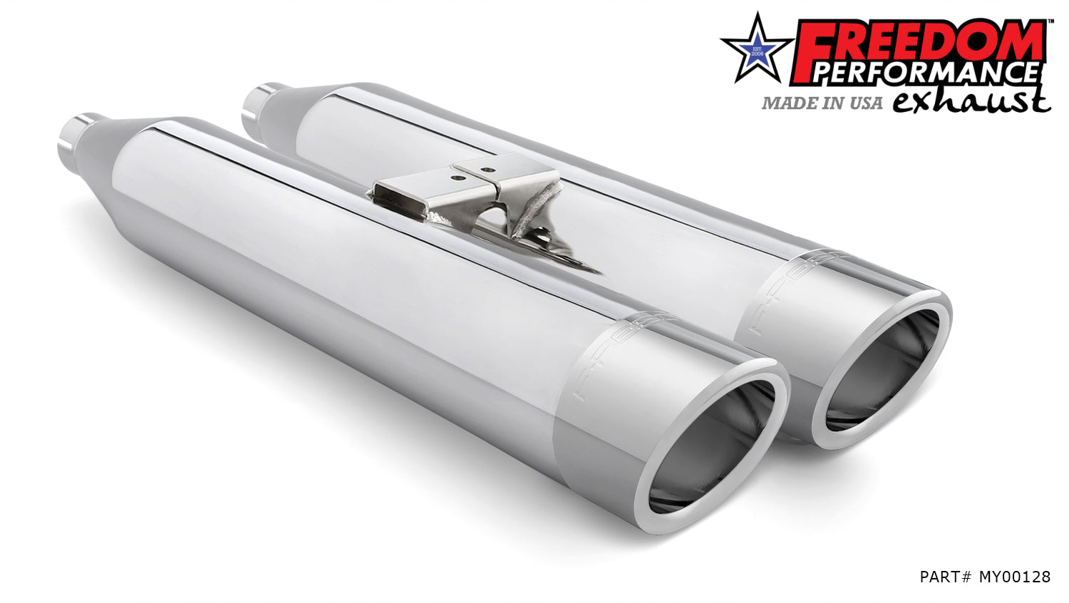 YAMAHA VENTURE/ROYAL STAR 1999-2014 SLIP-ONS check description for Quiet Baffles.